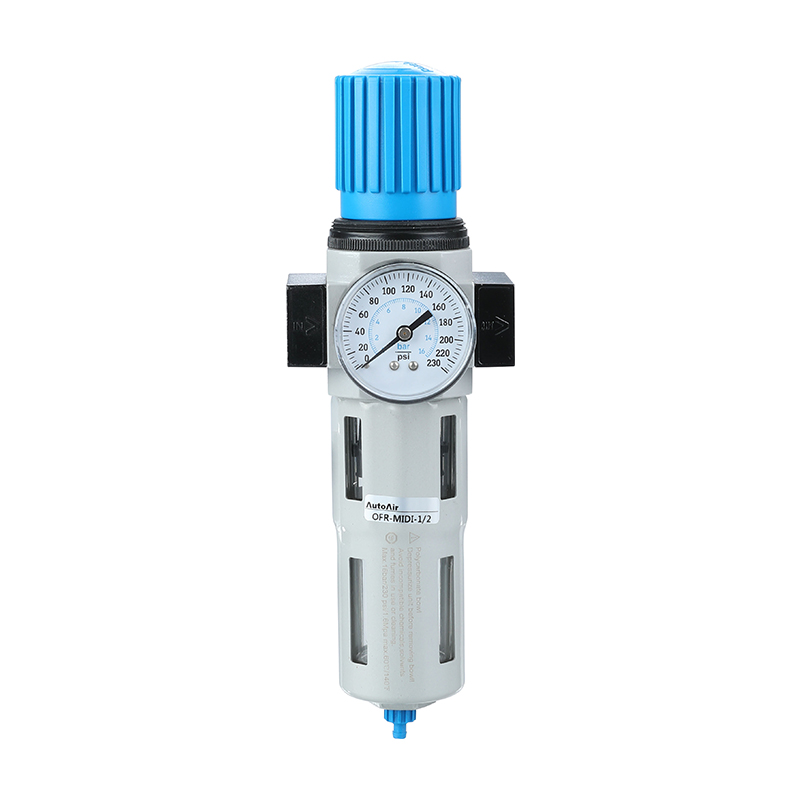 Festo Type Pneumatic Air Pressure Regulator With Gauge