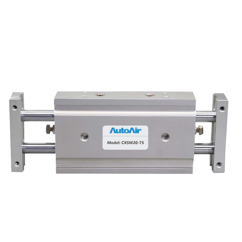 CXSW Series Dual Rod Pneumatic Slide Cylinders - China Twin Rod Guided Air Cylinders for Industrial Automation
